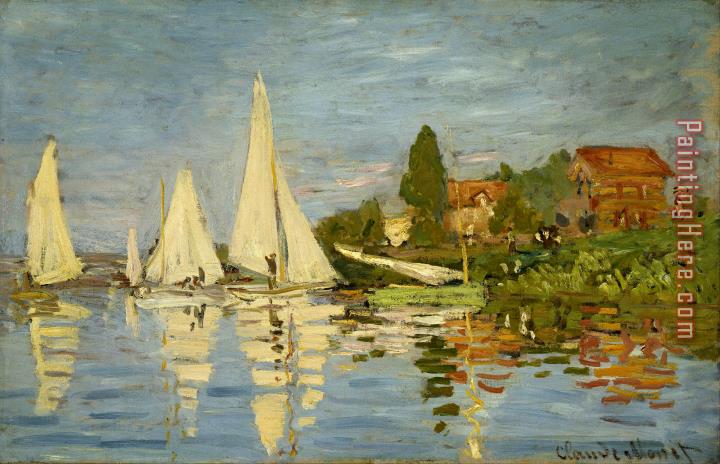 Claude Monet Regattas at Argenteuil